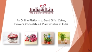 Order Cakes Online for Delivery in India via Indiagift