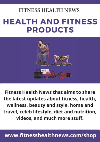 Fitness Health News - Explore Best Deals - Fitnesshealthnews.com