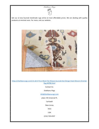 soumak handmade rugs