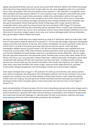 Terlindung! Poker Online 88 Lo Akan Memberi Ekstra Besar