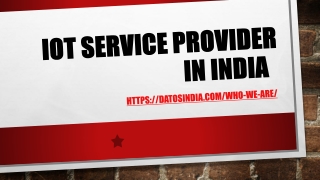 IOT Service Provider in India