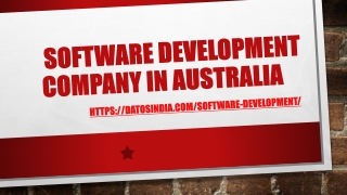 Software Development Company in Australia