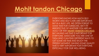 Mohit tandon Chicago | mohit tandon human trafficking