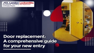 Door Replacement: A Comprehensive Guide for Your New Entry