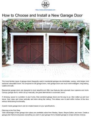 Garage Door Repair Calgary