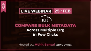 Comparing Bulk Metadata Operations using BOFC Application