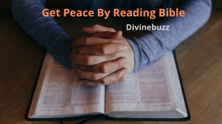 Reading Bible- DivineBuzz