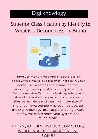 Superior Classification by Identify to What is a Decompression Bomb