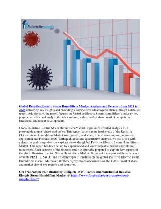 Global Resistive Electric Steam Humidifiers Market Analysis and Forecast from 2021 to 2026 delivering key insights and p