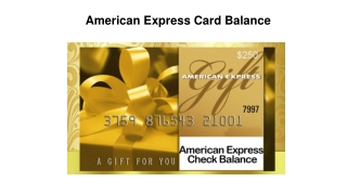 Amexgiftcard Com Balance | American Express Card Balance
