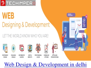 Web design and development company in delhi