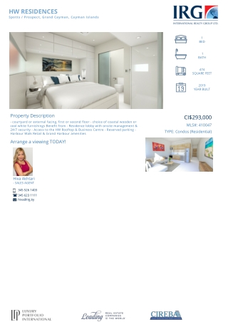 Buy HW Residences-410047 - IRG Cayman