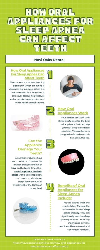 How Oral Appliances For Sleep Apnea Can Affect Teeth