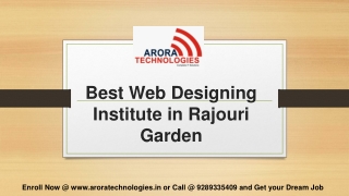 Best web designing institute in Rajouri garden