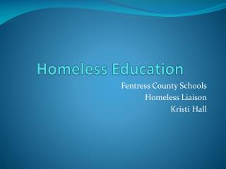 Homeless Education