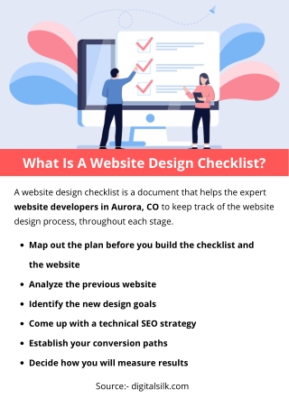 What Is A Website Design Checklist?