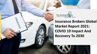 Insurance Brokers Market, Industry Trends, Revenue Growth, Key Players Till 2030