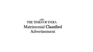 Times of India Classified Matrimonial Advertisement