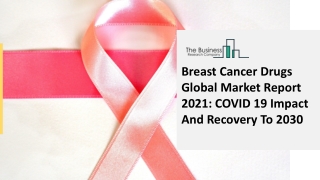 Breast Cancer Drugs Market 2021: Global Industry Analysis By Size, Share, Growth, Trends And Forecast Till 2030