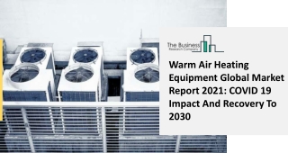 Global Warm Air Heating Equipment Market Report 2021-2030 | Covid 19 Impact and Recovery