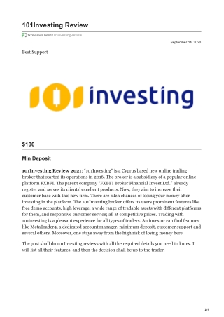 101Investing Review