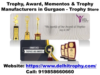 Trophy, Award, Mementos & Trophy Manufacturers in Gurgaon - Trophy Store
