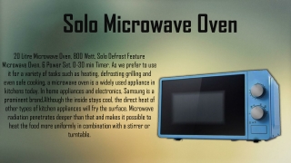 Microwave Oven