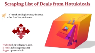 Scraping List of Deals from Hotukdeals