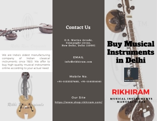 Buy Musical Instruments in Delhi At The Best Price