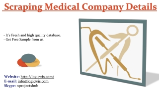 Scraping Medical Company Details