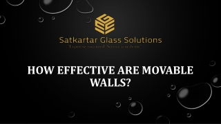 How effective are Movable Walls?