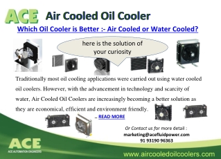 Air Cooled Oil Cooler