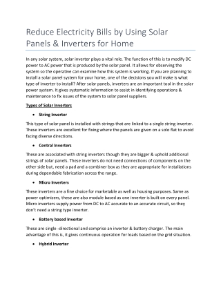 Microtek Solar Management Unit for Home