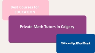 Private Math Tutors in Calgary