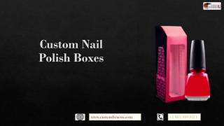 Make Your Own Custom Nail polish boxes With logo in USA