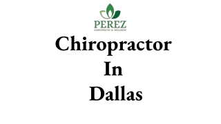 Choose chiropractic treatment in Dallas | chiropractor in Dallas