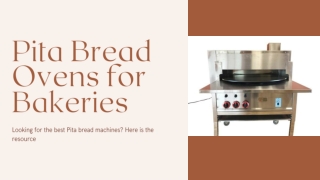 Pita Bread Ovens for Bakeries