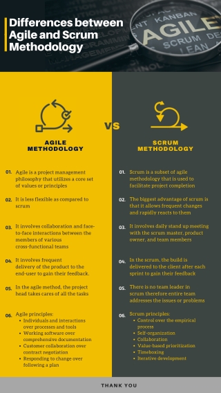 Differences between Agile and Scrum Methodology