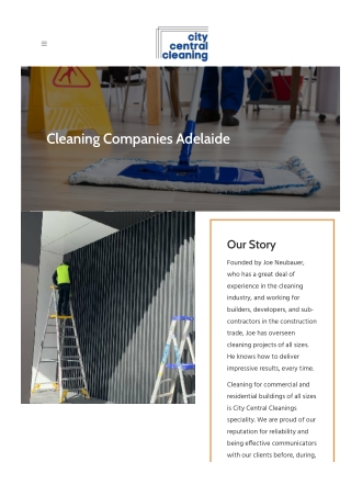 Cleaning companies Adelaide