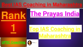 Best IAS Coaching in Maharashtra