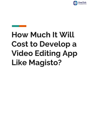 Cost to Develop Video Editing App Development like Magisto in USA
