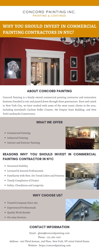 Why You Should Invest in Commercial Painting Contractors in NYC?