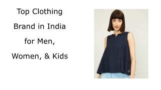 Top Clothing Brand in India for Men, Women, & Kids