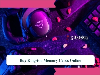 Buy Kingston Memory Cards Online