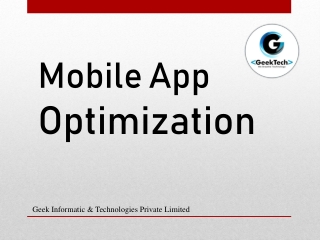 App Store Optimization Services - Geek Informatic