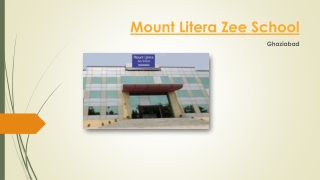 Mount Litera Zee School