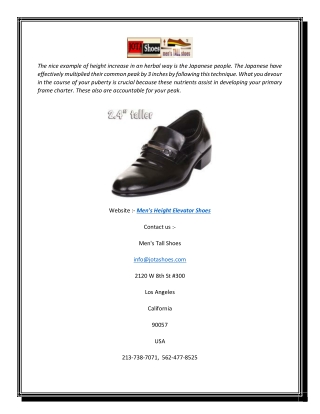 Shop Men's Height Elevator Shoes Online | Jotashoes.com