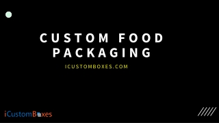 Customize Small Business Food Packaging