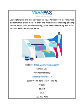 Print and Mail Services Near Me | Verapax.com