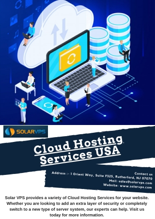 Cloud Hosting Services USA